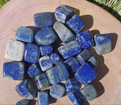 Lapis Lazuli Tumbled Stone (A Grade) – Unlock Wisdom, Truth & Inner Power
