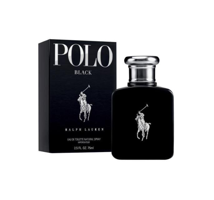 Ralph Lauren Polo Black Eau de Toilette Men's Aftershave Spray (75ml, 125ml) - Swanery