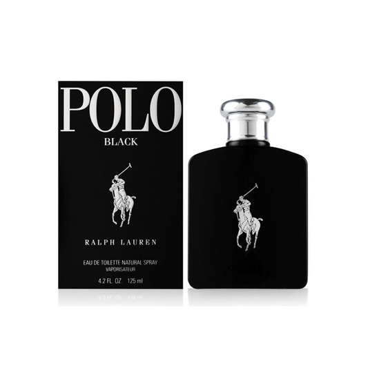 Ralph Lauren Polo Black Eau de Toilette Men's Aftershave Spray (75ml, 125ml) - Swanery