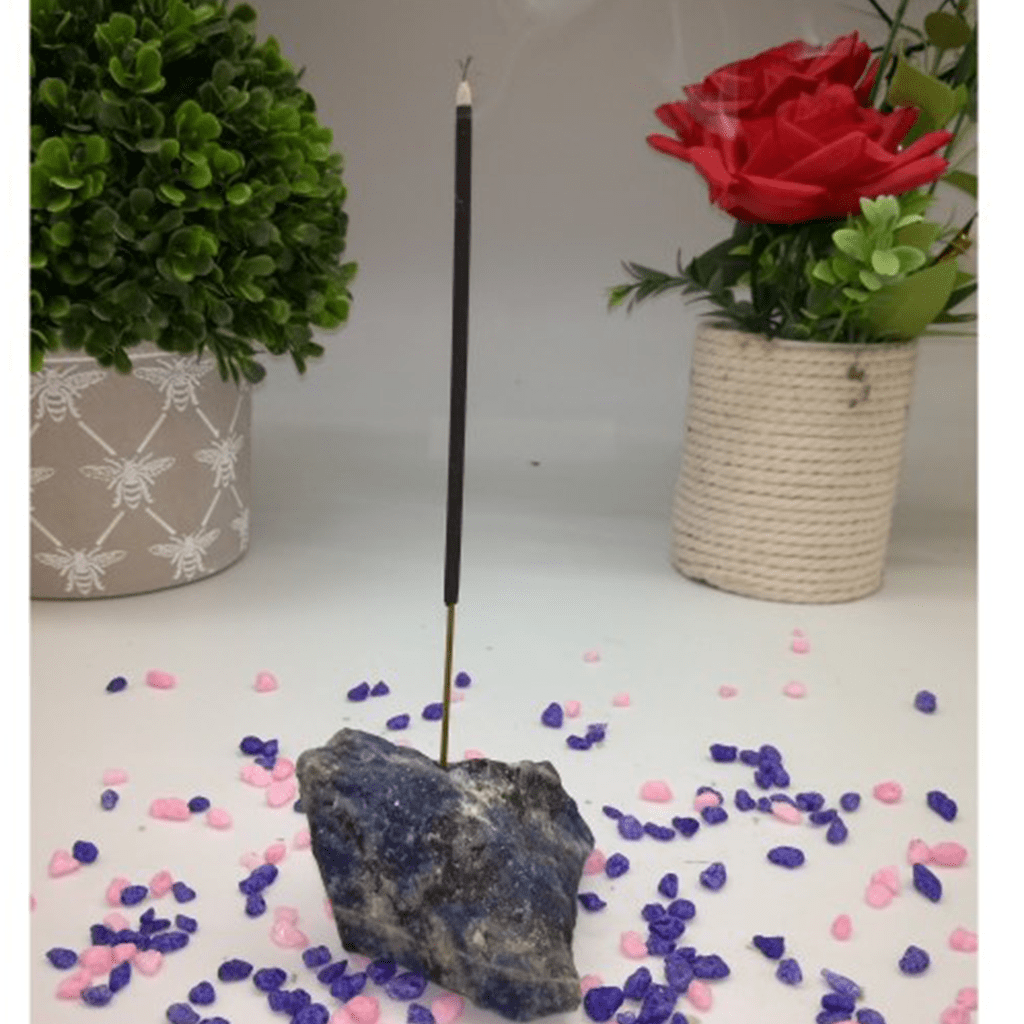 Sense Aroma Blue Lapis Lazuli Stone Incense Holder - Swanery