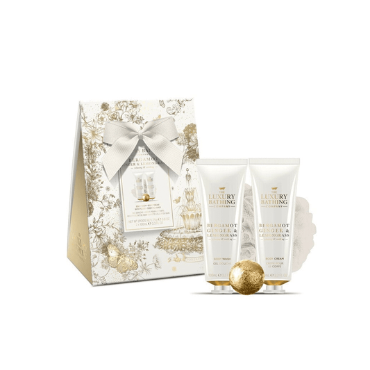 The Luxury Bathing Company Bergamot, Ginger & Lemongrass Everyday Essentials Gift Set - Swanery