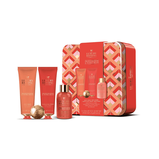 The Luxury Bathing Company Orange Blossom & Tonka Bean Relax & Unwind Gift Set - Swanery