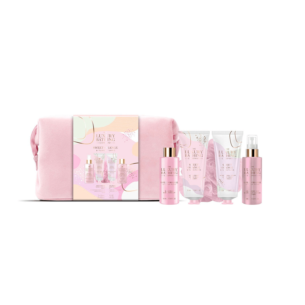 The Luxury Bathing Company Sweet Orange & Ylang Ylang Glow Getaway Gift Set - Swanery