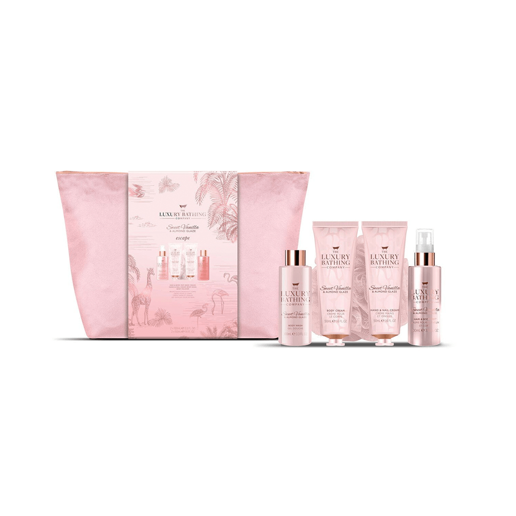 The Luxury Bathing Company Sweet Vanilla & Almond Glaze Escape Gift Set - Swanery