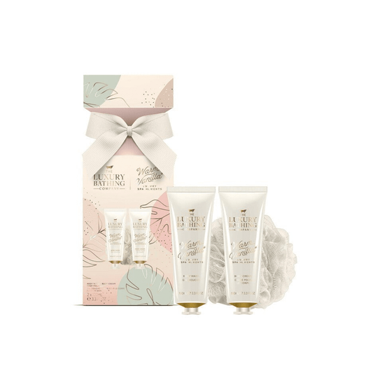 The Luxury Bathing Company Warm Vanilla Nourishing Favourites Gift Set - Swanery