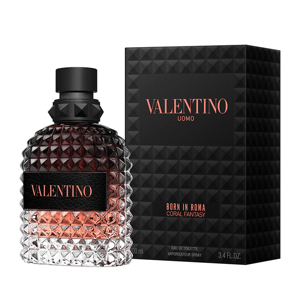 Valentino Donna Born In Roma Coral Fantasy Eau de Toilette Men's Aftershave Spray (50ml, 100ml) - Swanery