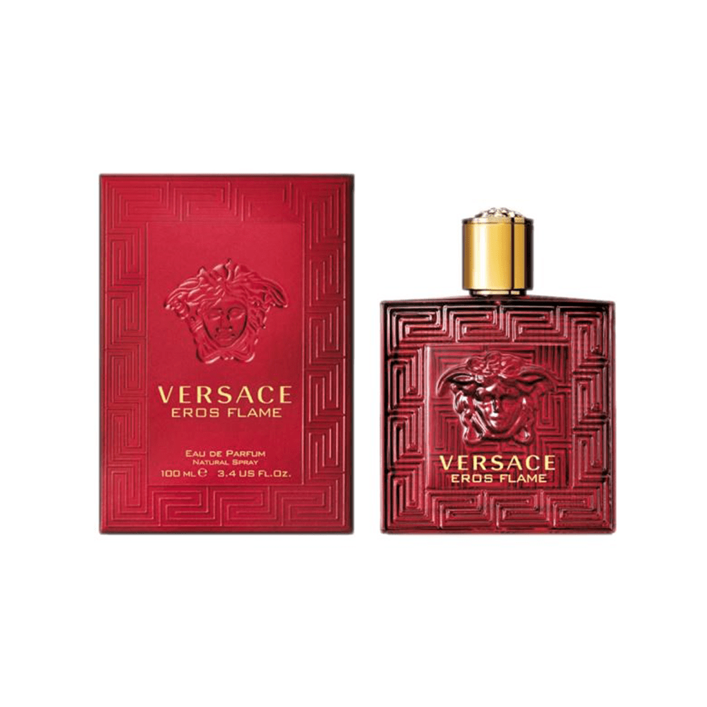 Versace Eros Flame Eau de Parfum Men's Aftershave Spray (30ml, 50ml, 100ml) - Swanery