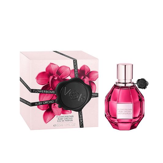 Viktor & Rolf Flowerbomb Ruby Orchid Eau de Parfum Women's Perfume Spray (50ml, 100ml) - Swanery