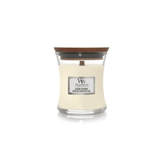 Woodwick Island Coconut Mini Hourglass Candle - Swanery