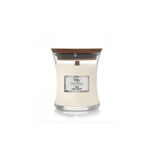 Woodwick Linen Mini Hourglass Candle - Swanery