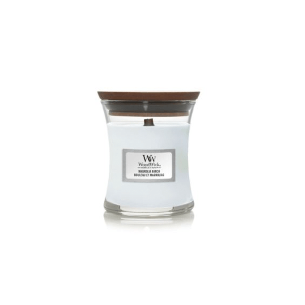 Woodwick Magnolia Birch Mini Hourglass Candle - Swanery