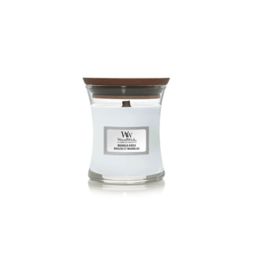 Woodwick Magnolia Birch Mini Hourglass Candle - Swanery