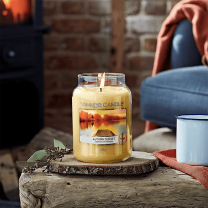 Yankee Candle Autumn Sunset Original Large Jar Candle - Swanery