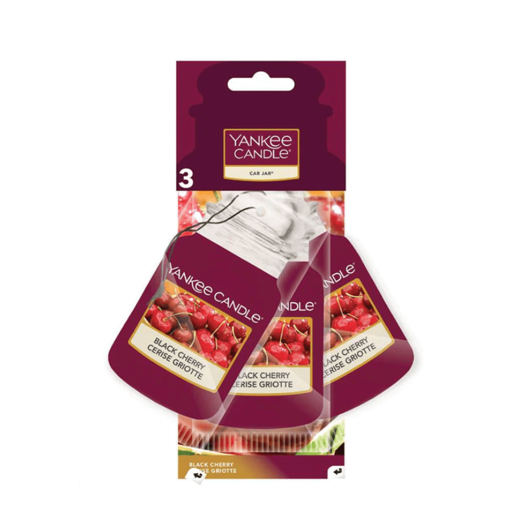 Yankee Candle Black Cherry Car Freshener x3 - Swanery