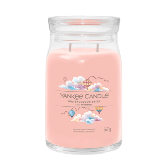 Yankee Candle Watercolour Skies Signature Large Jar Candle - Swanery