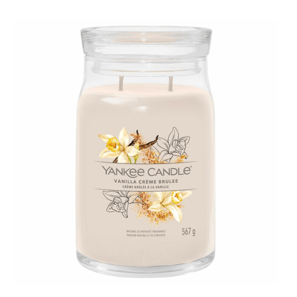 Yankee Vanilla Creme Brulee Signature Large Jar Candle - Swanery
