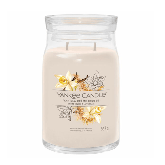 Yankee Vanilla Creme Brulee Signature Large Jar Candle - Swanery