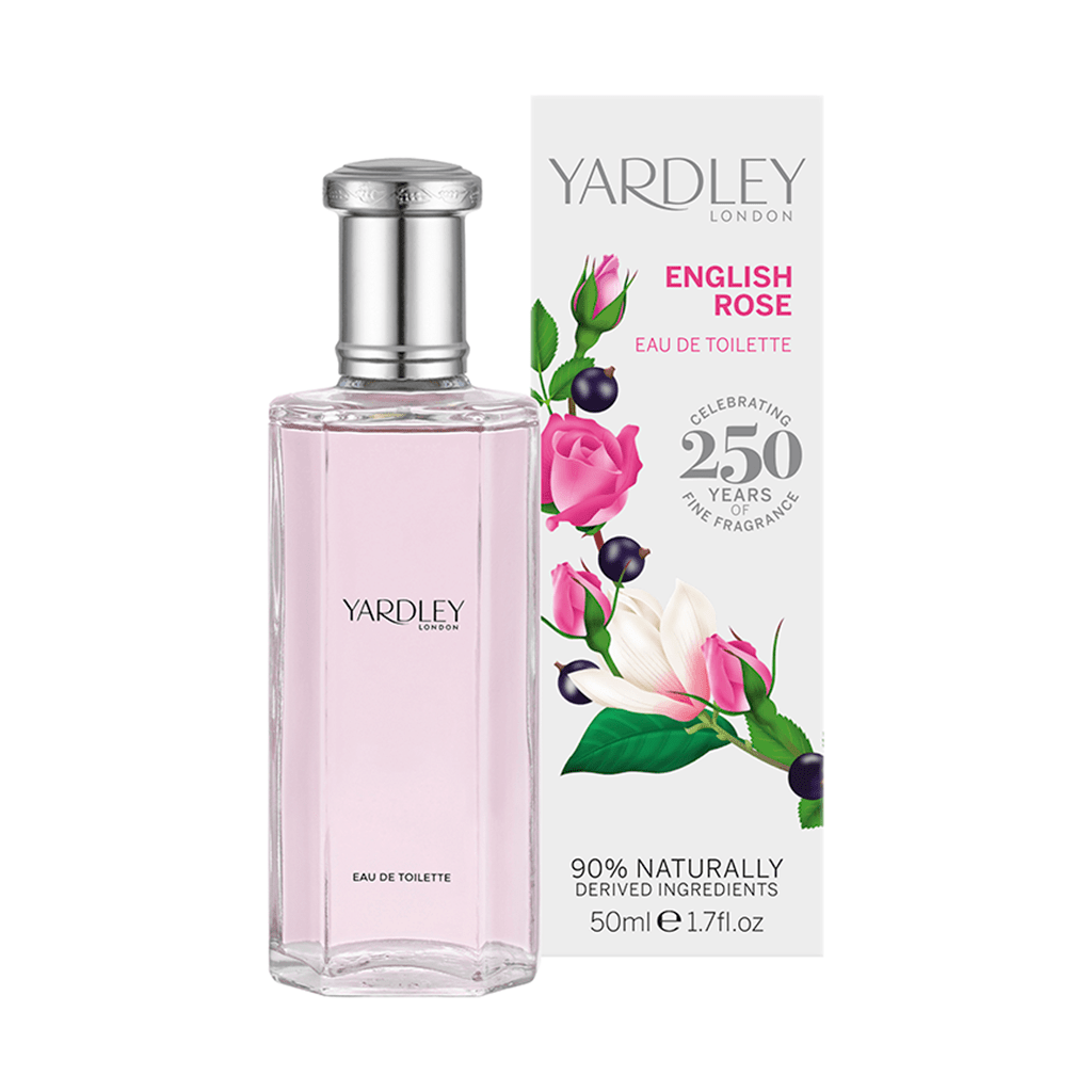 Yardley English Rose Eau de Toilette Women's Perfume Spray (50ml) - Swanery