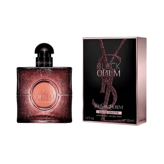 YSL Black Opium Glowing Eau de Toilette Women's Perfume Spray (50ml) - Swanery