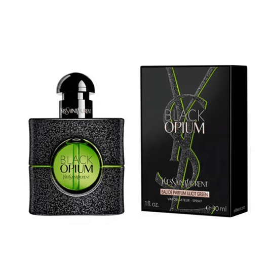 YSL Black Opium Illicit Green Eau de Parfum Women's Perfume Spray (30ml, 75ml) - Swanery