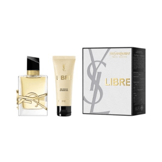 YSL Libre Eau de Parfum Women's Perfume Gift Set Spray (50ml) with Shower Gel - Swanery