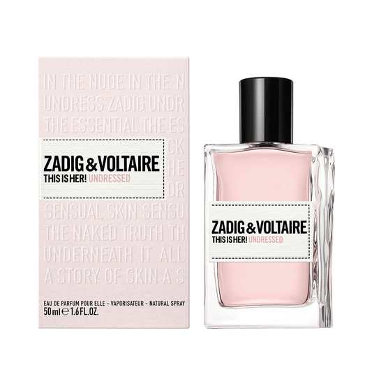 Zadig & Voltaire This Is Her! Undressed Eau de Parfum Women's Perfume Spray (50ml, 100ml) - Swanery